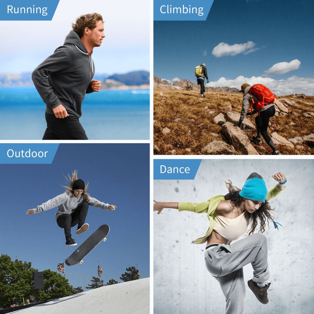 Miami hurricanes Knit Snap Back western hats Anime Golf Hat Women Men's