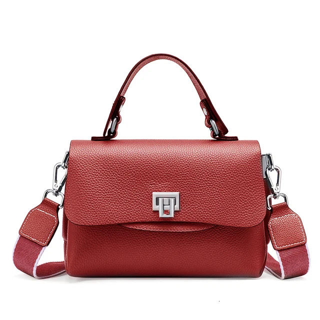 Genuine Leather Top-Handle For Women Stylish Envelope Bags Shoulder Handbag Female Small Crossbody Commuter Bag Zipper Style Check BagVoyage