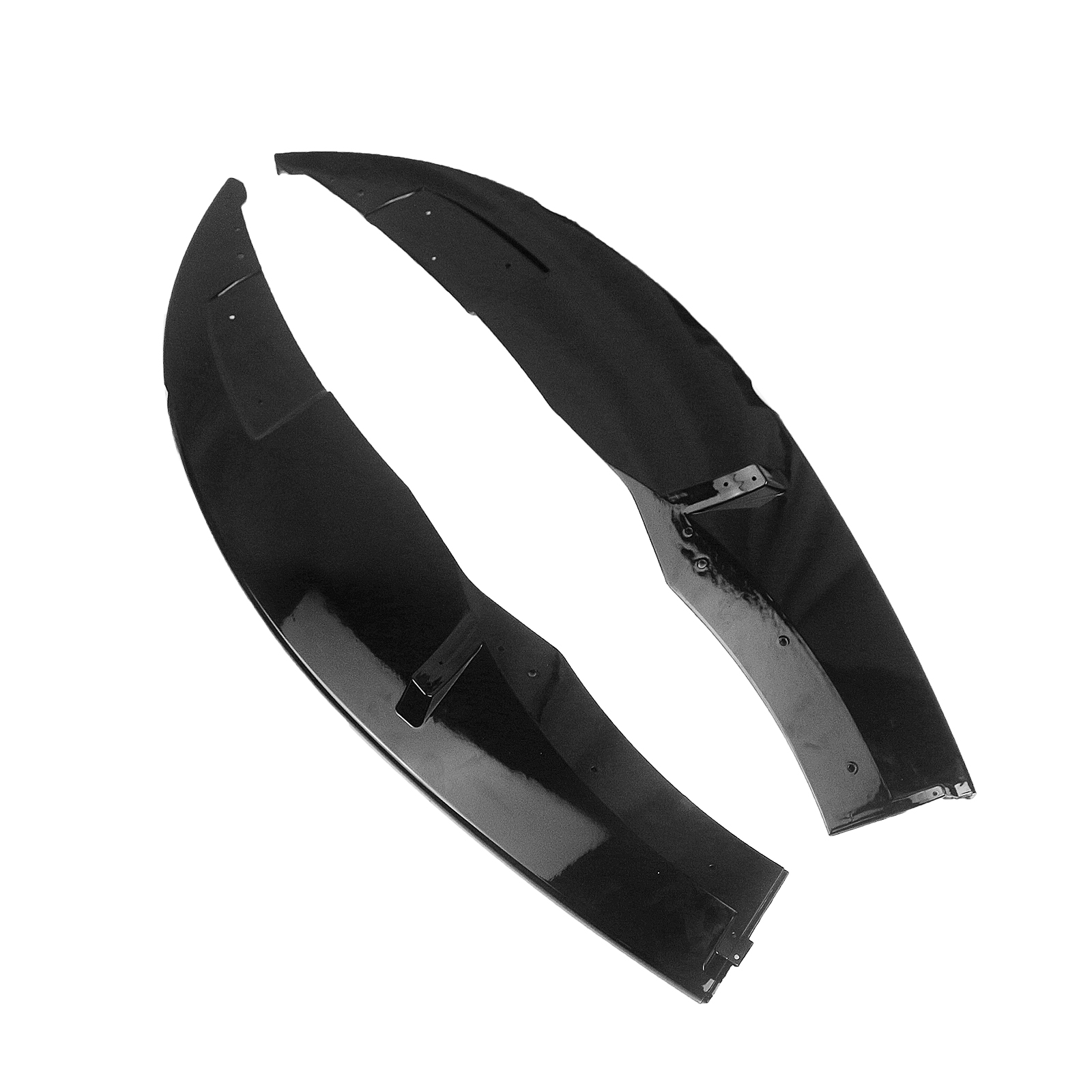 Front Bumper Spoiler Lip For E90 E92 E93 M3 2007-2013 Base Coupe/Sedan V Style Gloss Black Car Lower Body new 2025 Kit Splitter Blade