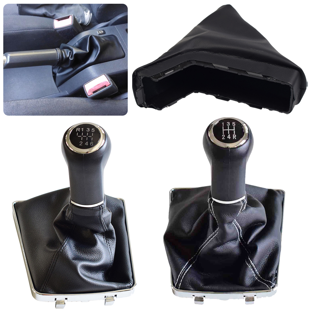 Car Gear Shifter Stick Knob Lever With Leather 2025 new Dust-Proof Cover Manual 5 6 Speed For VAUXHALL OPEL ASTRA III H 1.6 2004-2010