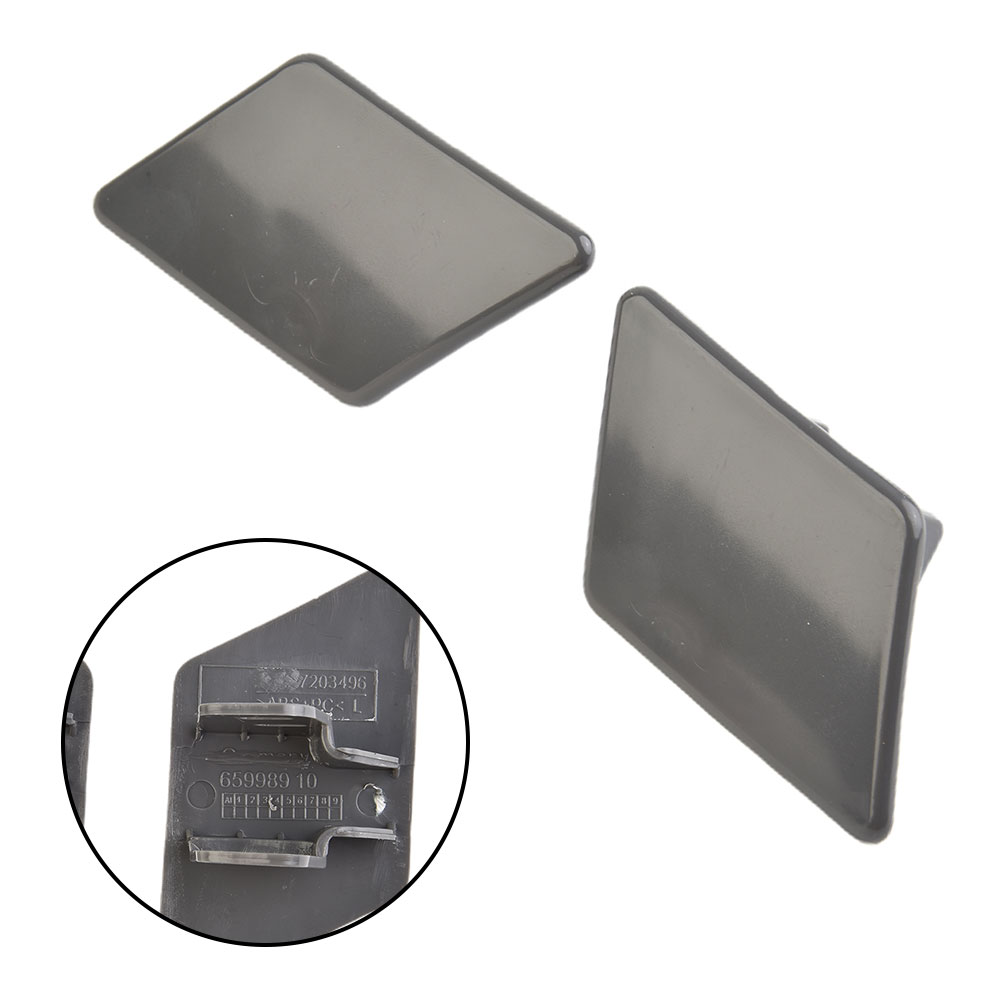 new 2PCS Front 2025 Bumper Headlight Spray Cover Cleaning Cover For X3 E83 04-10 Left & Right 3series E90E91 328i 335i M3 09-12