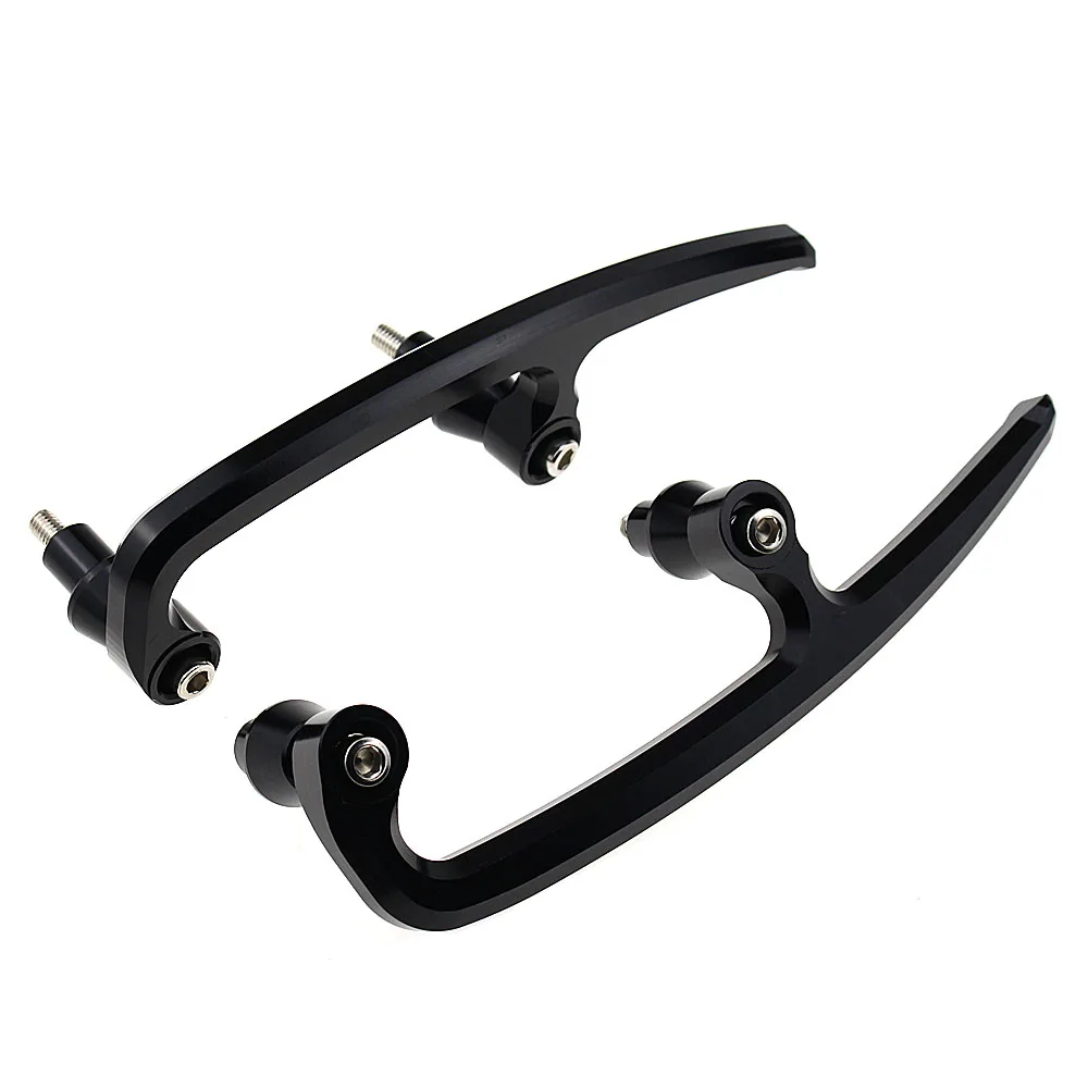 1 Set CNC Aluminum Motorcycle Passenger Rear Grab Bar Rear Seat Rail Kit for Kawasaki Z650 2017 2018 New Arrive Rear Grab Bars