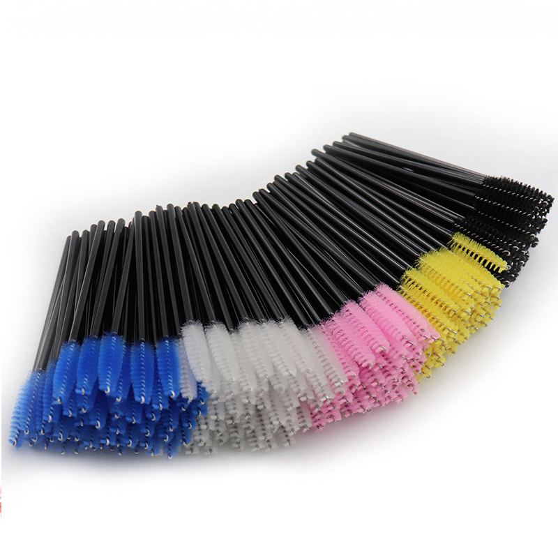d Pack Disposable Eyelash Pcs Micro Brushes Mascara Wands Comb Spoolers Makeup Tool Kit