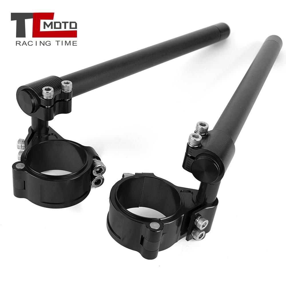 Motorcycle Handlebar Racing Adjustable CNC 37mm new 45mm 51mm 52mm 58mm Clip On Ons 2025 Fork Handlebars Handle Bar Cafe Racer