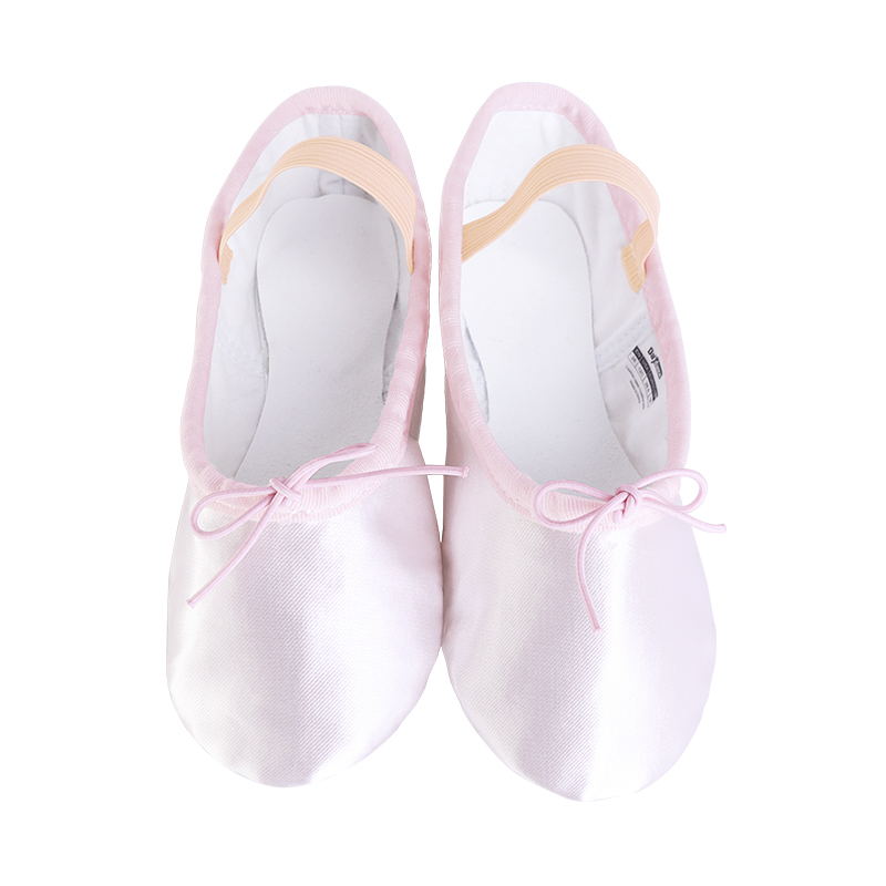Ballet Shoes For Girls Kids Gymnastics Shoes Ballerina Dance Shoes Sneakers 2025 Children new Shiny Satin Flat For Dancing