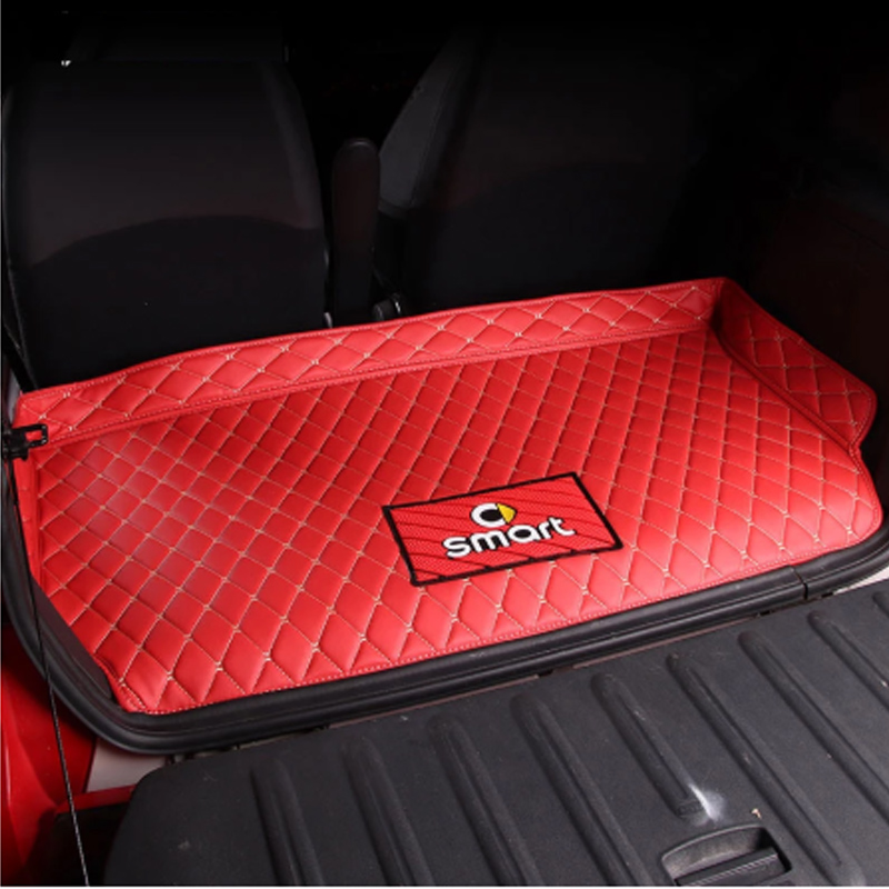 Car trunk mat for Mercedes new Smart forfour new 453 fortwo 451 interior anti-dirty pad durable boot carpets 2025 cargo liner mats