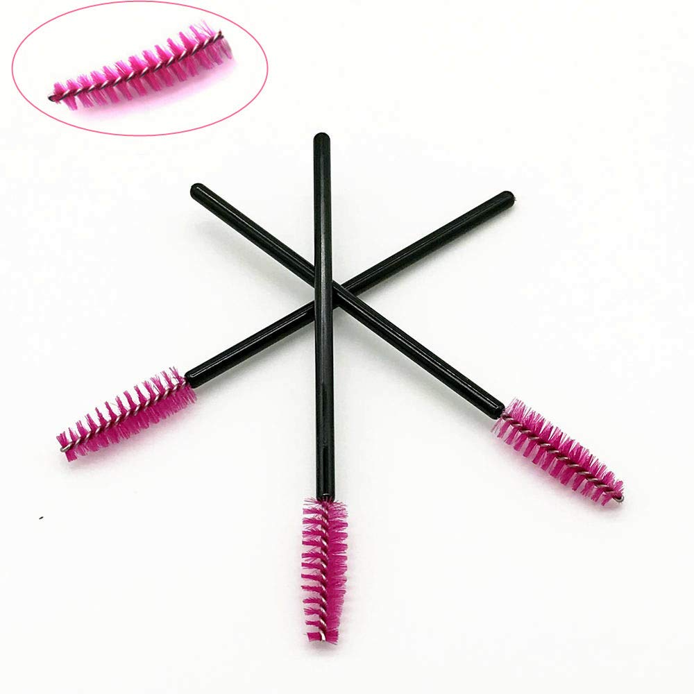 fa Eyelash New Rose pcs Brush Cosmetic Disposable Eyebrow Mini Mascara Wands Applicator Makeup Beauty Tools