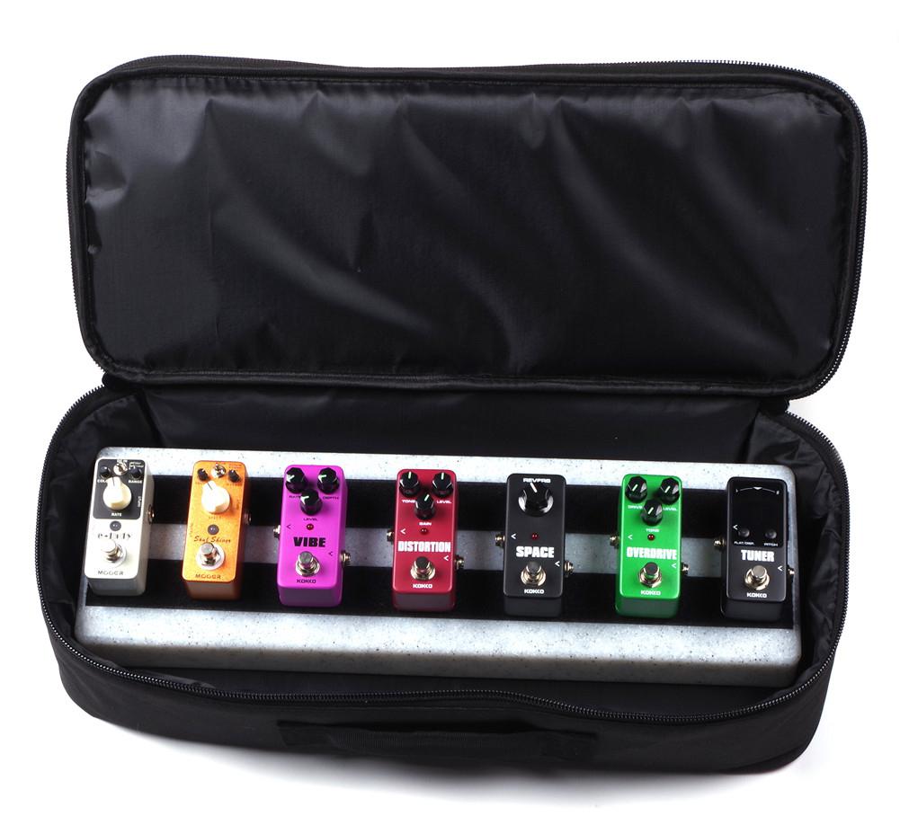 New arrival Monoblock Effect Board Package Portable Handheld Guitar Effects Pedal Board Pedalboard Rockboard Case for Guitar