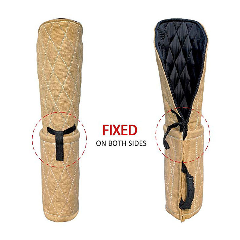 Wear-resistant protection dog biting sleeves,dog bite jute tug sleeve toy,pet training cushion for medium and large dogs