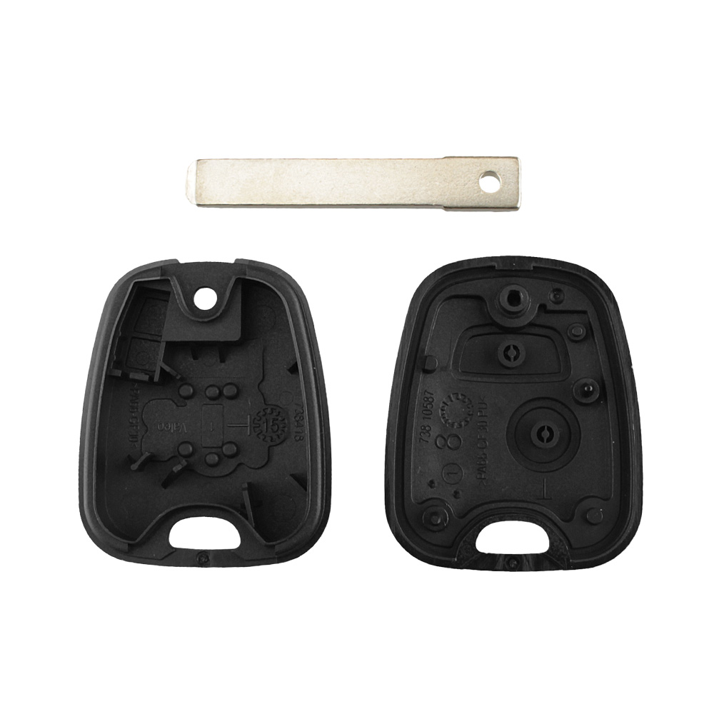 KEYYOU Replacement Car 2 Buttons Remote Control Key Fob Case 2025 Shell new For Toyota AYGO Accessories Peugeot Citroen VA2 Blade No