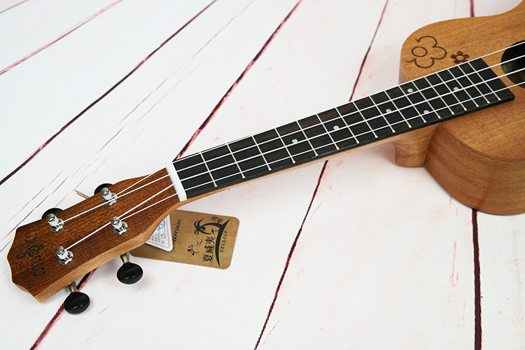 SevenAngel 23" Ukulele Concert Acoustic Mini guitar Rosewood Fretboard Uke 4 strings Sapele Electric Ukelele Built in Pickup EQ