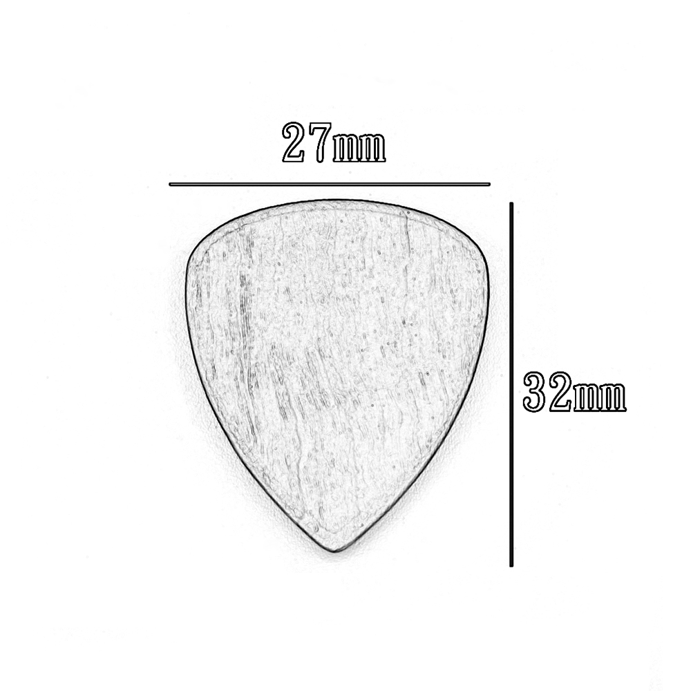 2pcs Wood Guitar Picks Guitar Pick Plectrum for Acoustic Ukulele Bocote Wood Guitar Accessories