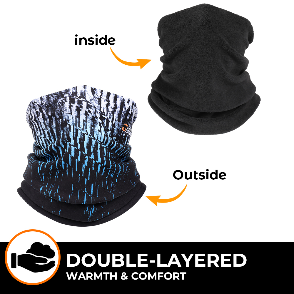 Thermal Fleece new Motorcycle Face Mask Bicycle Skiing Moto Biker 2025 Cycling Neck Warmer Gaiter Tube Scarf Cover Winter Men Bandana