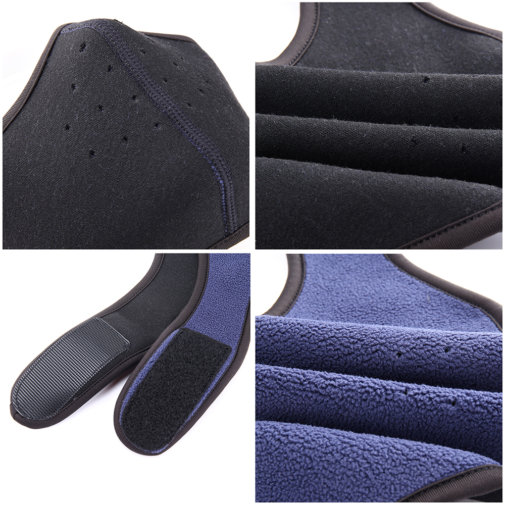 Winter Fleece Motorcycle Half Face Mask Balaclava Moto Motocross Helmet Liner Motorbike Riding Biker Windproof 2025 new Masks Men Women
