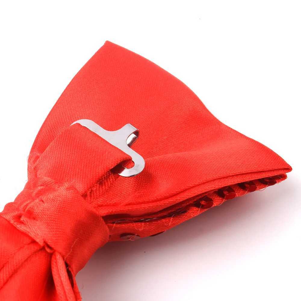 Fashion Bow Tie Men Women Classic Sequins Bowtie For Wedding Party Bowknot Adult Mens Bowties Cravats Yellow TieX241109