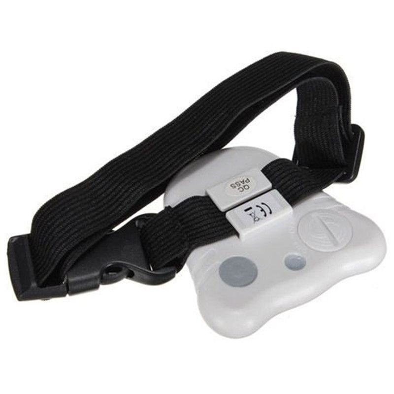 Waterproof Dog Stop Barking Control Collar Training Device Button Clicker Adjustable Ultrasonic Dog Anti Bark Collar