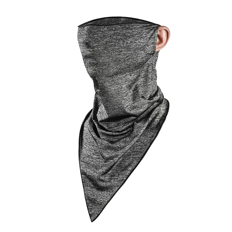 Motorcycle Cycling Face Mask Anti-UV Neck Hood Half Face Breathable Dustproof Headband Triangle Sport Scarf Men Women Windproof