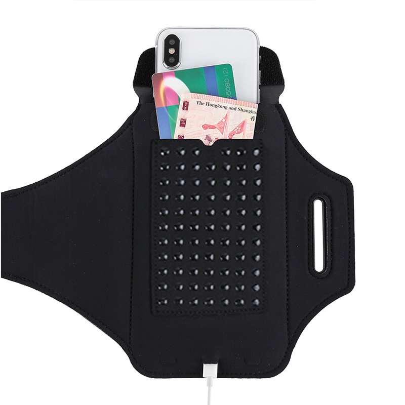 HAISSKY New Running Sports Armbands Bag For iPhone 11 12 Pro Max XR 7 8 Plus On Hand Phone Arm Band Pouch For AirPods Pro