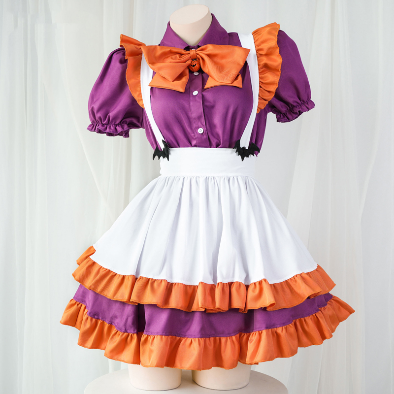 AniLV Halloween Lingerie Party Series Costume Carnival Pumpkin Bat Devil Three-point Bikini Bodysuit Pajamas Uniform Cosplay