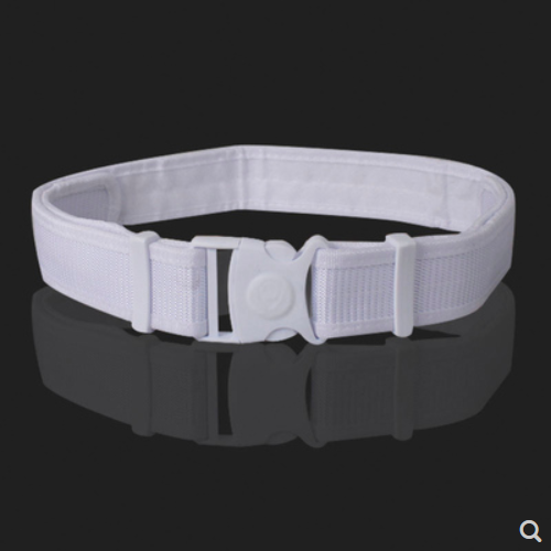 Tactical Belt White Patrol Duty Armed Belt