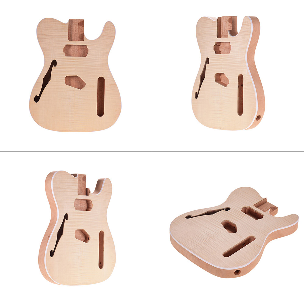 Unfinished Guitar Body Mahogany/ Basswood /Sycamore Wood Blank Guitar Barrel for Electric Guitars DIY Parts Guitar Accessories
