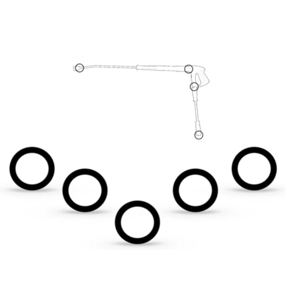 Gun O-Ring Gummiring Hose Kit Lance Nozzle O Pack Pressure Seal - 10x Service 28809900 Spare For O-Ring Fashion