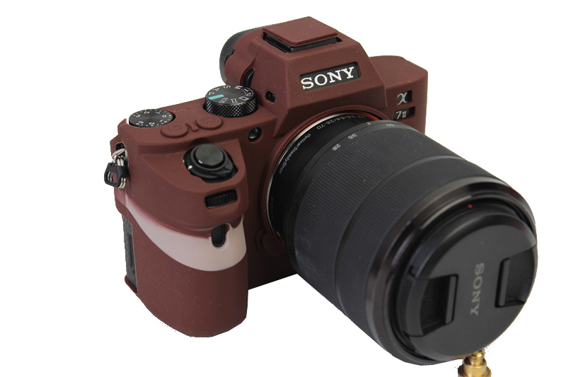 Soft Silicone case Rubber Protective Body Cover Case Skin for Sony A7 II A7II A7R Mark 2 A7R2 ILCE-7M2 Camera Bag