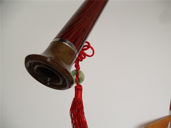 Vertical Playing Bawu Flute F/G Key Flauta Bawu Handmade Detachable BauImitating Padauk Bawu Folk Instrument Bawu for Beginner