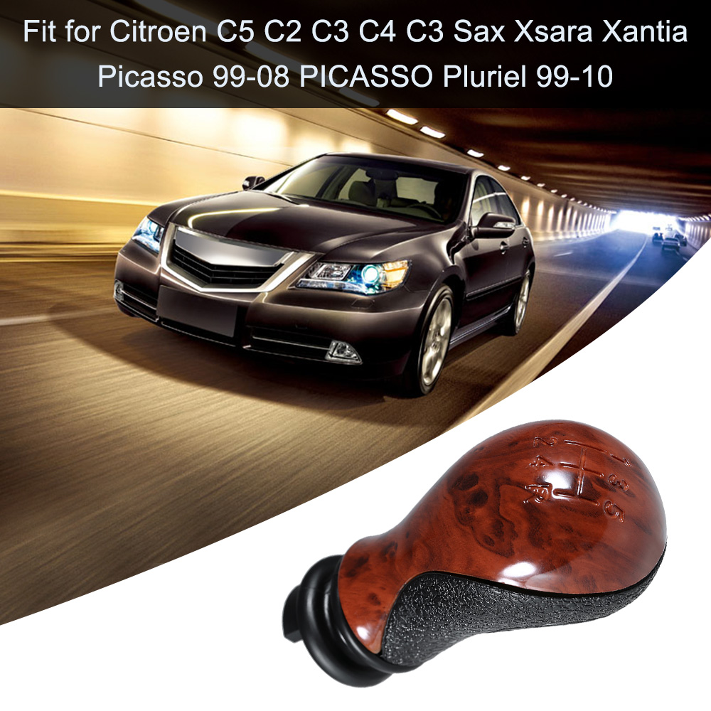 2025 Car Gear Shif-t Knob new 5 Speed Manual Fit for Citroen C5 C2 C3 C4 C3 Sax Xsara Xantia Picasso 99-08 PICASSO Pluriel 99-10