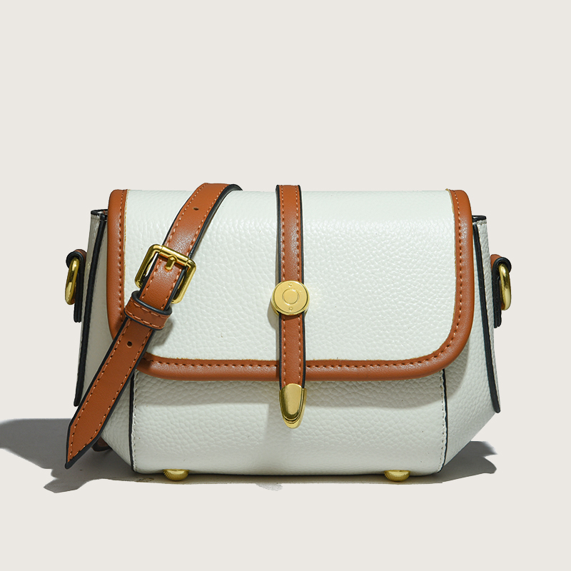 High Quality Genuine Leather Shoulder Crossbody Bag For Women 2022 New Luxury Solid Color Cow Leather Women's Bag Ladies Handbag