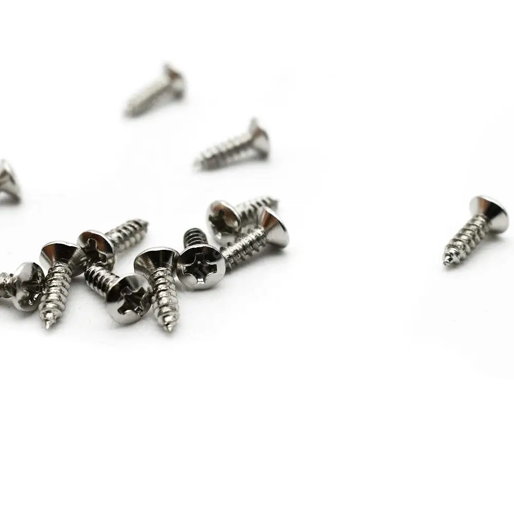50pcs 3*12mm Guitar Bass Pickguard Mounting Screws for ST TL LP SG Electric Guitarra Gold/Black/Silver/Gun Color