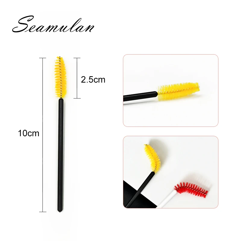 c a Pcs Brushes Makeups Eyelash Disposable Mascara Wands Applicator Eye lashes Cosmetic Brush Maquiagem Cilio Makeup Tool