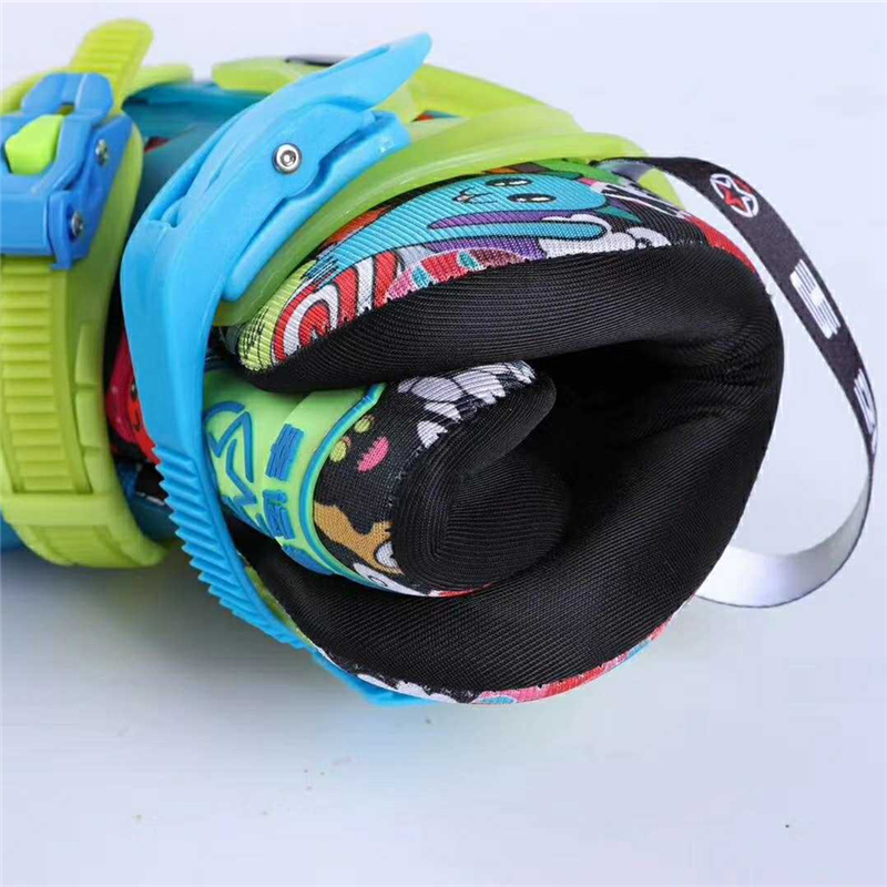 Kids Single Line Roller Skates Sneaker Blue Rose Inline Skating Shoes with Brake System for Children Outdoor Sports Street Road