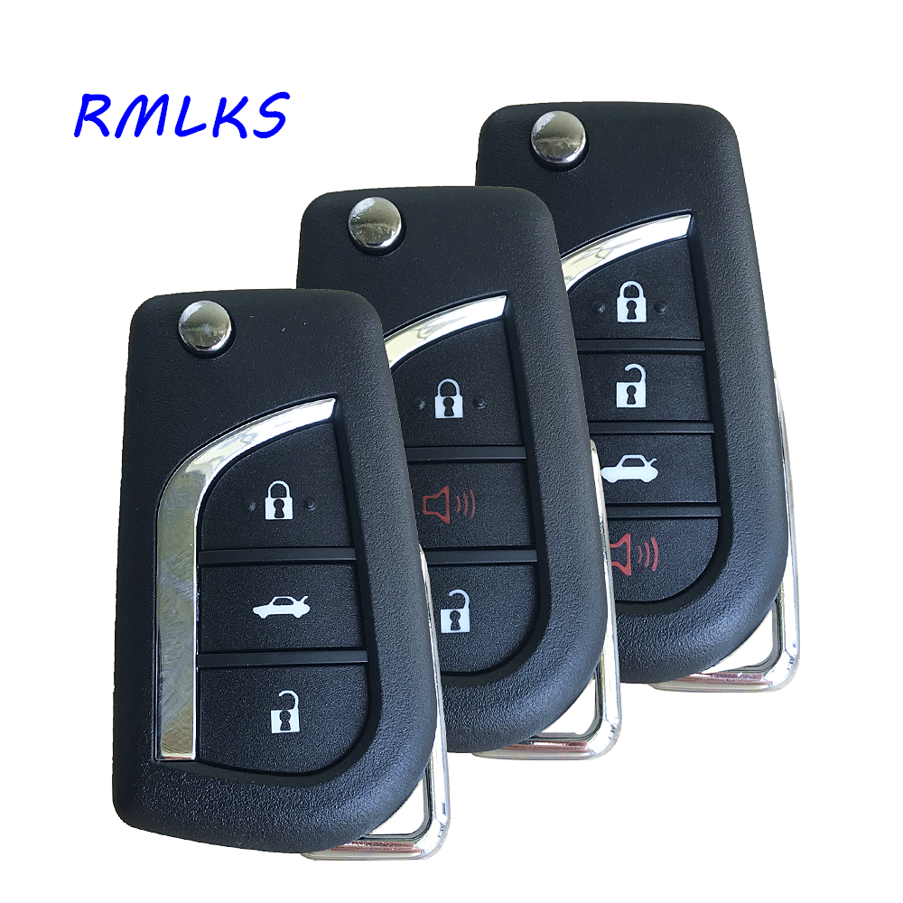 Flip Remote 2025 Key Shell Case Cover Housing new Fob for Toyota Uncut Blade