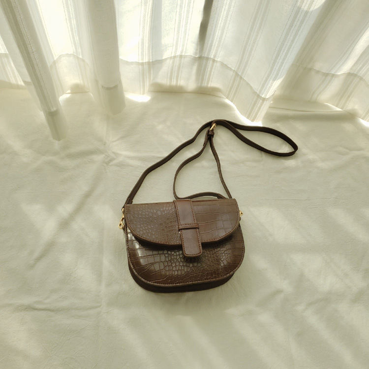 Bag for 2024 new fashionable single shoulder women small bag saddle