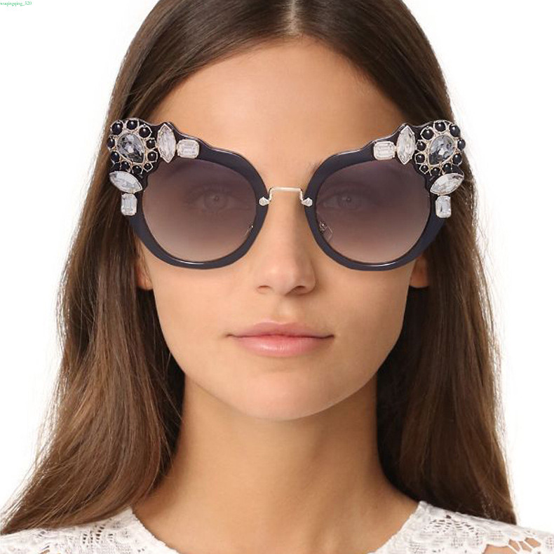 Vendita Calda 2023 Donna Brand Designer Dia Sunmoissanite Occhiali Lady Wer Cat…