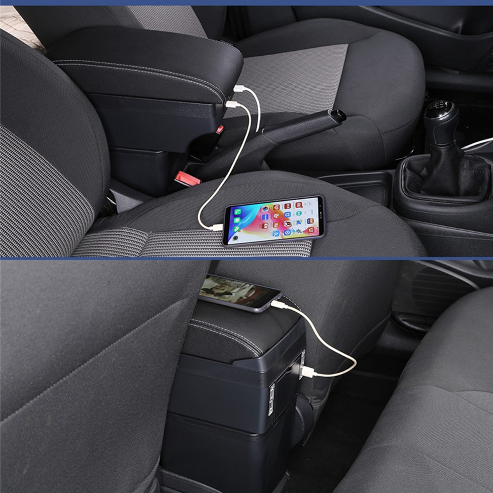 For Car Chevrolet Trax Armrest Box Central Content Interior Arm Elbow Rest Storage Case Car-styling with USB Cup Holder