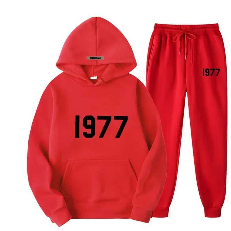 Hoodies, jogging pants, suitable for both men and women, fashionable designer sportswear, 2-piece set, loose casual pullover, sportswear