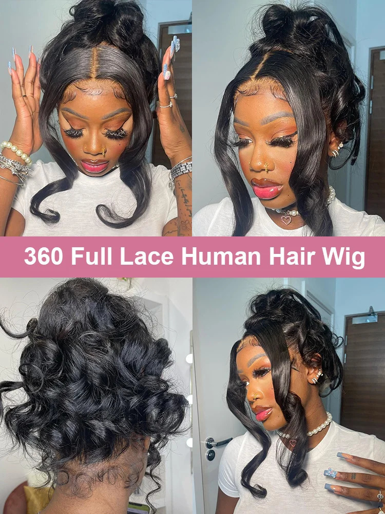 13x6 13x4 Hd Transparent Lace Front Human Hair Brazilian Body Wave Lace Frontal Preplucked 360 Lace Front s For Women 240408