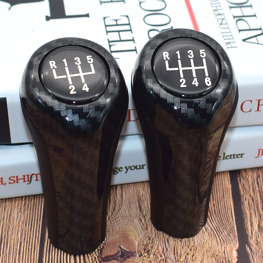 5 6 Speed Gear Shift 2025 Knob Shifter Lever Handle Head Stick For 1 3 5 6 7 Series E36 new E46 F30 E60 E61 E28 E34 E39 E63 E64 E23