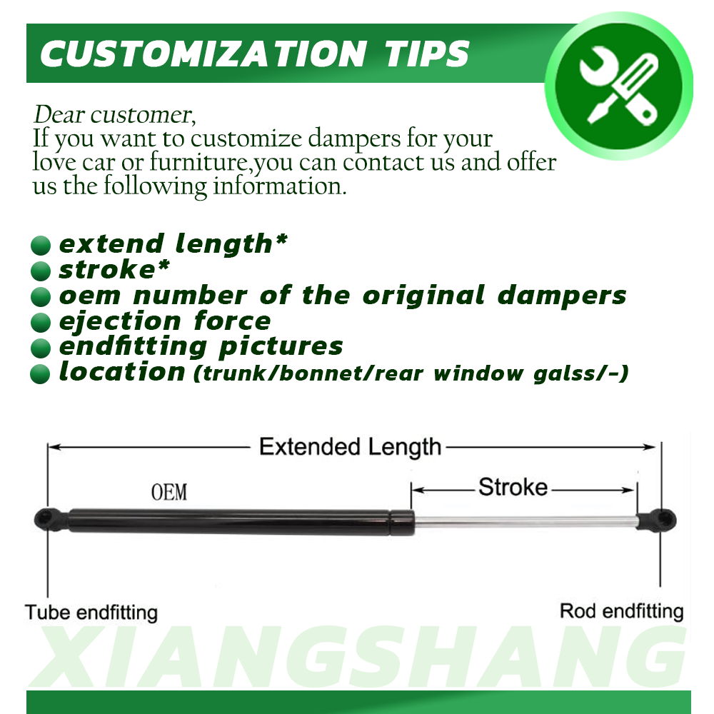 for Opel Astra G (T98) 1998-2009 Gas Strut Lift Support Front Bonnet Modify Gas Springs Shock Absorber