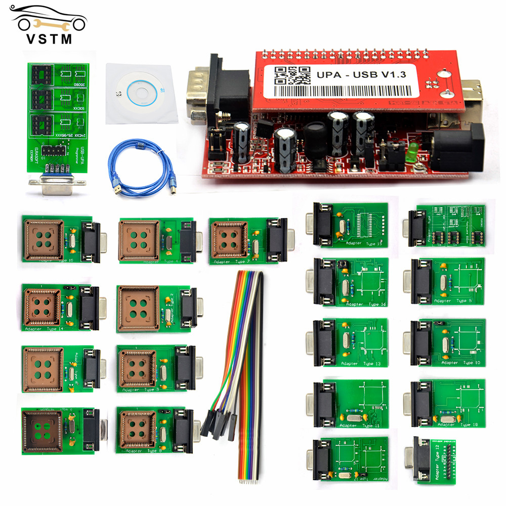 Best quality new 2022 UPA Usb Programmer Diagnostic-tool UPA-USB ECU Programmer UPA USB V1.3 With Full 2025 Adapter 4.6