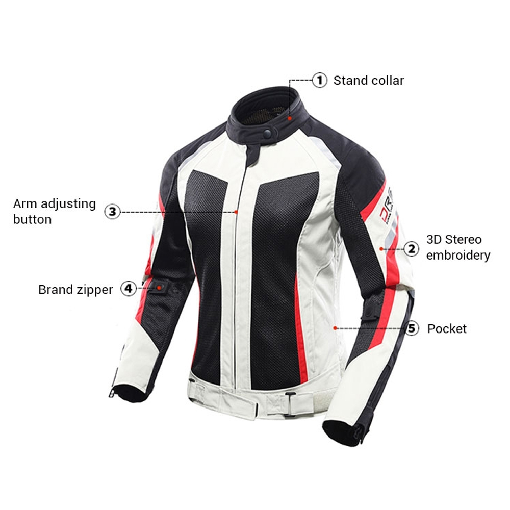 2025 DUHAN Motorcycle Jacket Women new Moto Suit Breathable Pants Cycling Clothing Summer Motorbiker Riding Clothing Body Protector