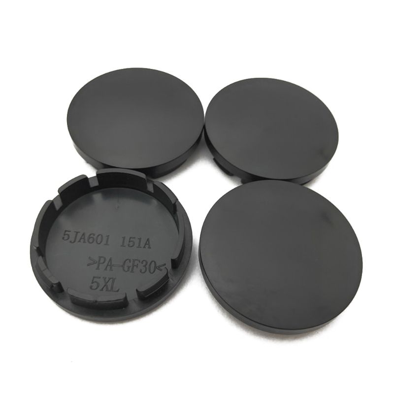 4 Pcs/Set Black/Sier 56mm ABS Caps Universal Car Wheel Center Cap for Rim