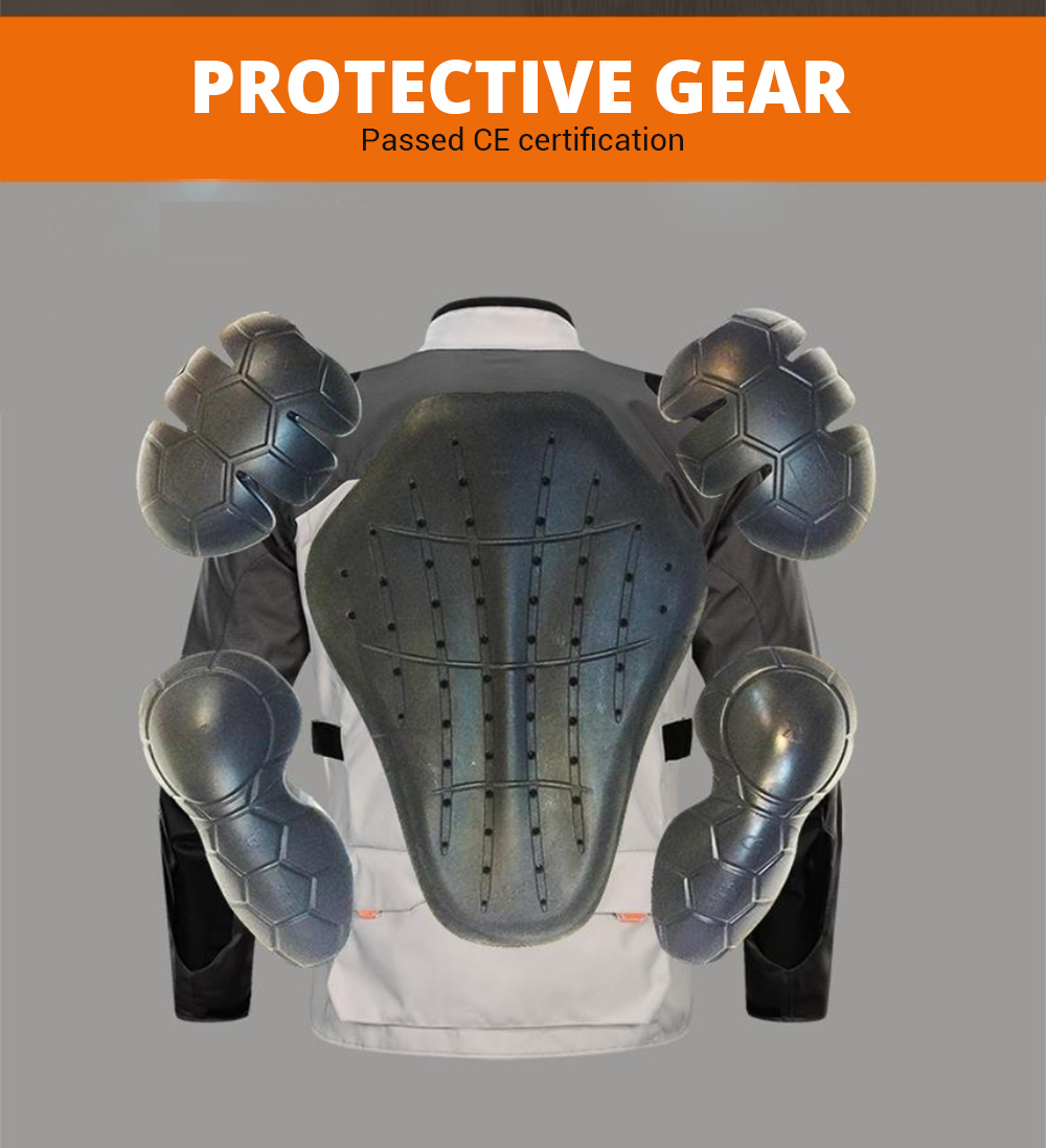 LYSCHY Motorcycle Jacket+Pants Suit Waterproof Motorbike Riding new Jacket Motorcycle 2025 CE Protective Gear Armor Winter Moto Clothing