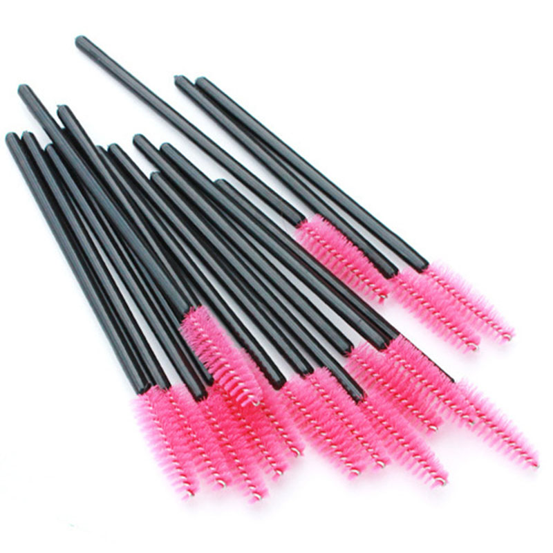 fdee Eyelash PCS Brush Disposable One Off Mascara Applicator Wand Comb Brushes Cosmetic Makeup Tool Maquiagem es