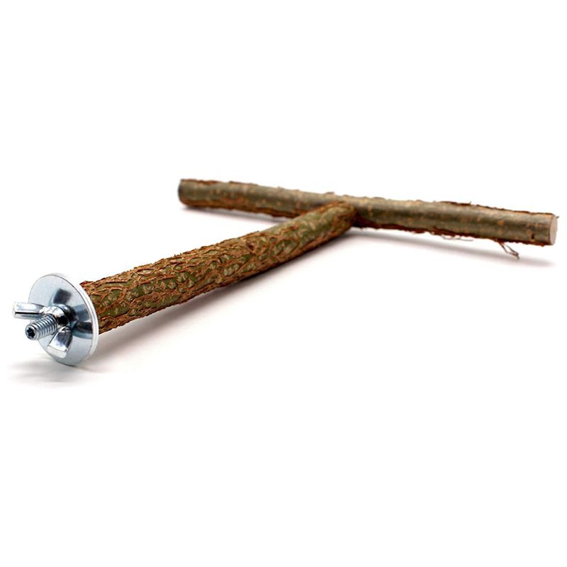 Parrot Natural Perch Bird Stand Grinding Claw Bar for Small Birds
