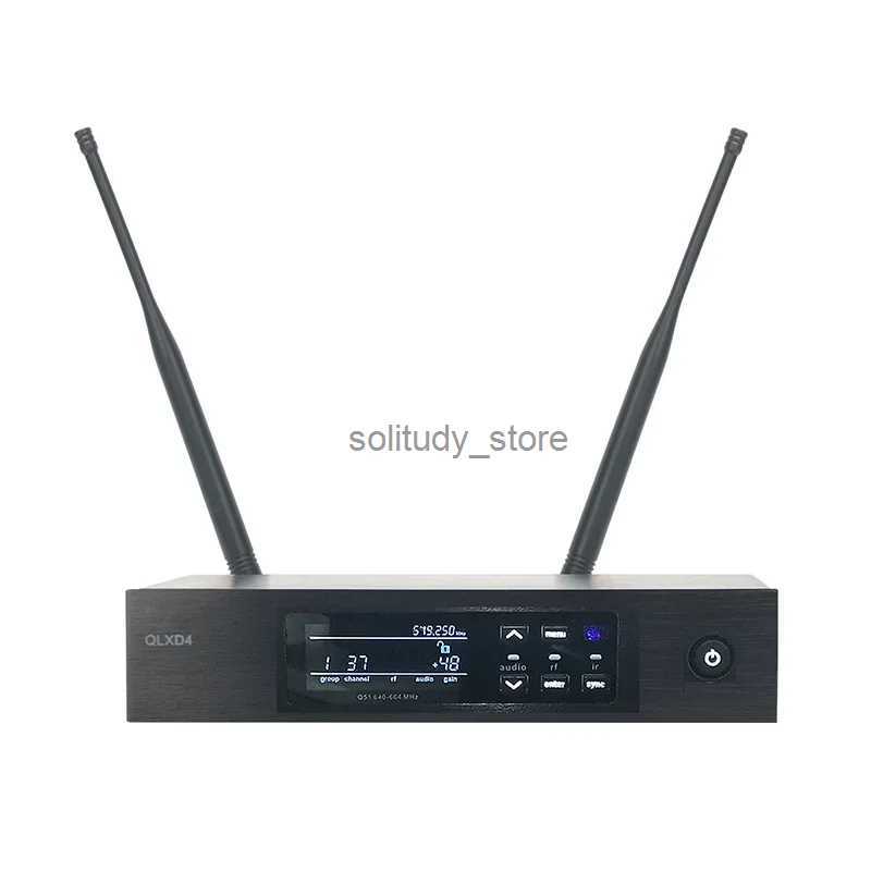 Microphones QLXD4 BETA58 1-channel wireless metal microphone system UHF top-quality handheld BETA58A for karaoke stage performanceQ