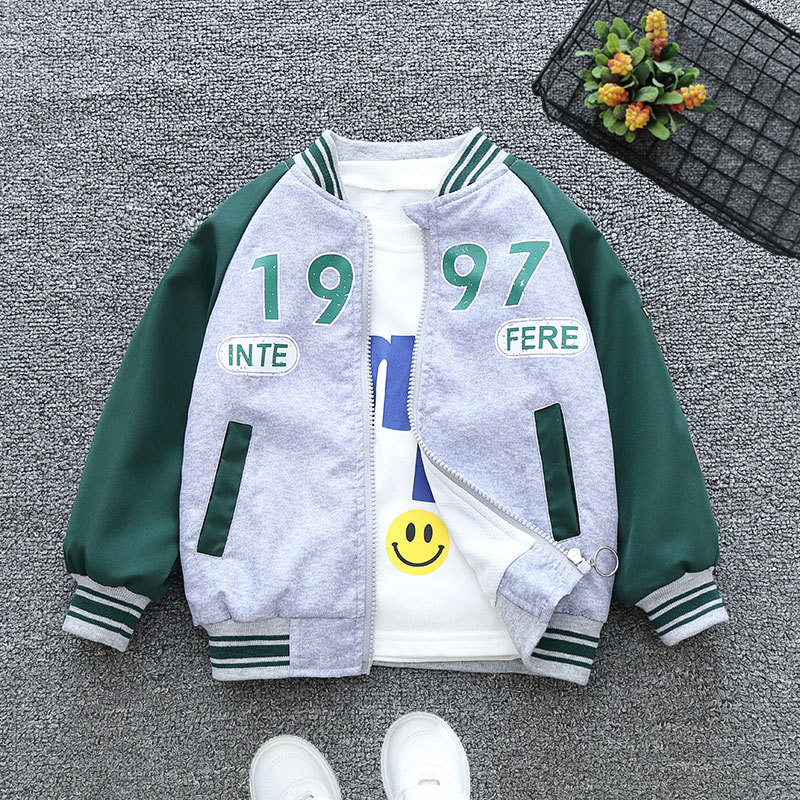 Designer shoes 2025 New Children's Coffee Baseball Spring and Autumn Jacket Top Free Shipping
