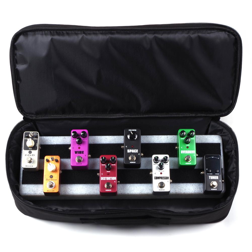New arrival Monoblock Effect Board Package Portable Handheld Guitar Effects Pedal Board Pedalboard Rockboard Case for Guitar